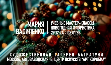 Мария Василенко. Мастер-классы по новогодней флористике