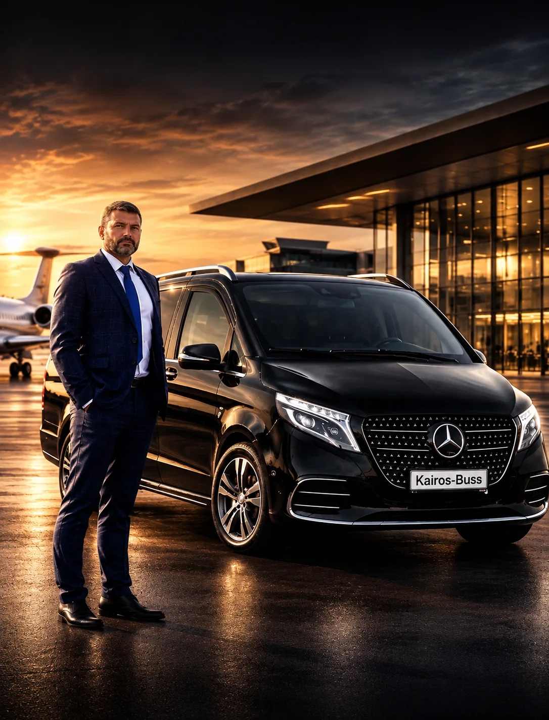 Mercedes V-class с водителем в Санкт-Петербурге
