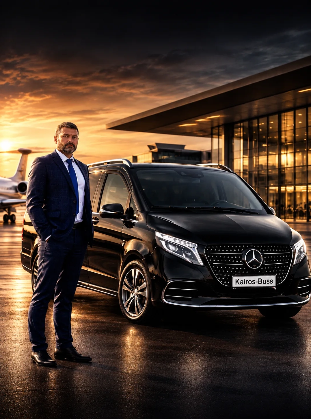Mercedes V-class с водителем в Санкт-Петербурге