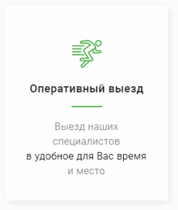 Оперативный выезд специалистов