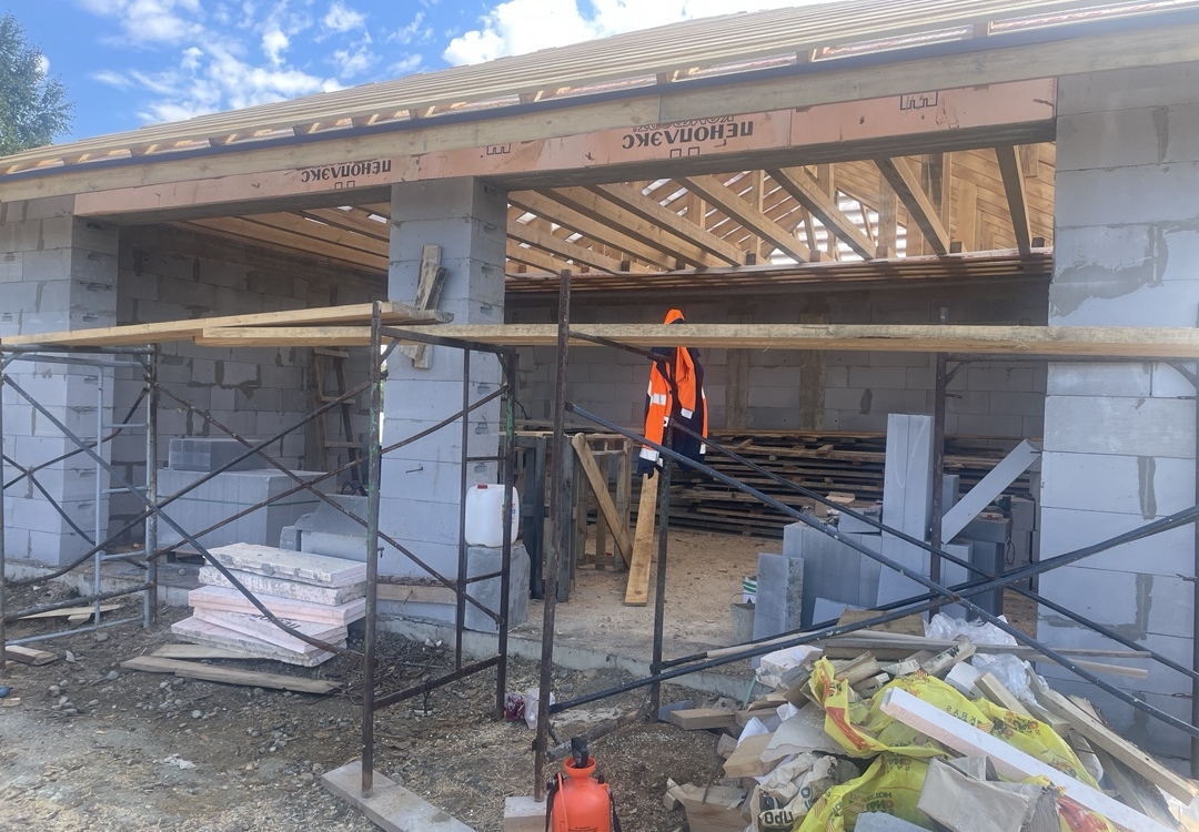 Готовый дом из газобетона