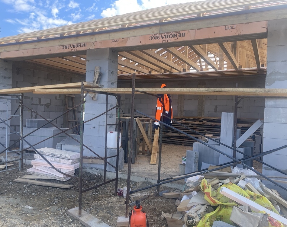 Готовый дом из газобетона