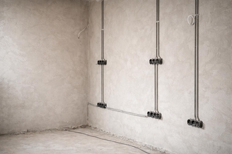 монтаж электрики после штукатурки