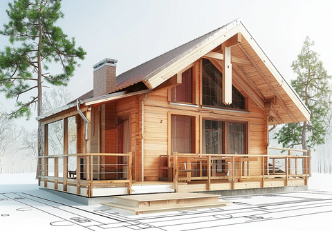 Монтаж недорогого каркасно-щитового дома на участке в Краснодаре