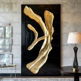 Картина из коллекции Натальи Жуковой " Black Gold Pearl "