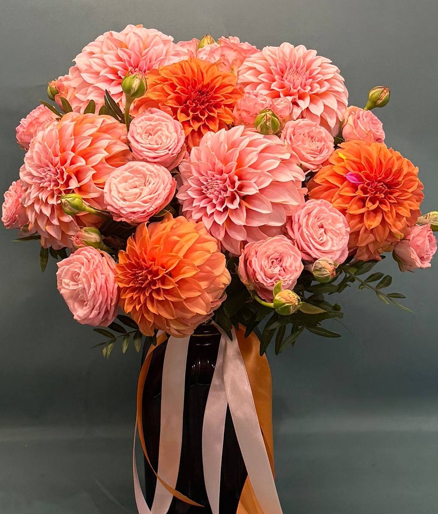 Георгин, Кустовая Пионовидная Роза