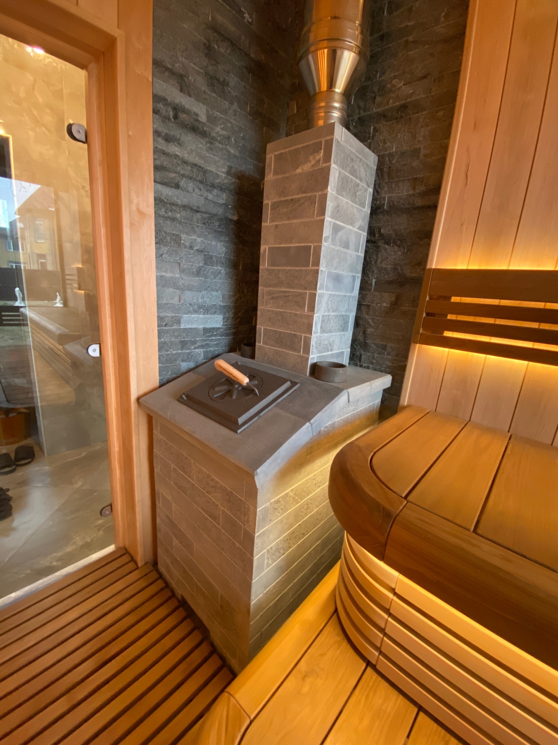 Внутренняя отделка парной под ключ