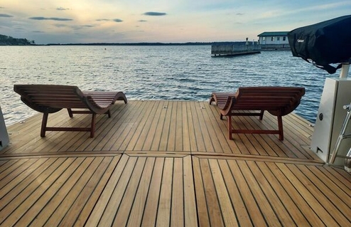 Использование тиковой доски на яхте