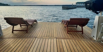 Использование тиковой доски на яхте