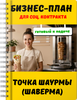 Бизнес-план для социального контракта - Точка шаурмы (шаверма)