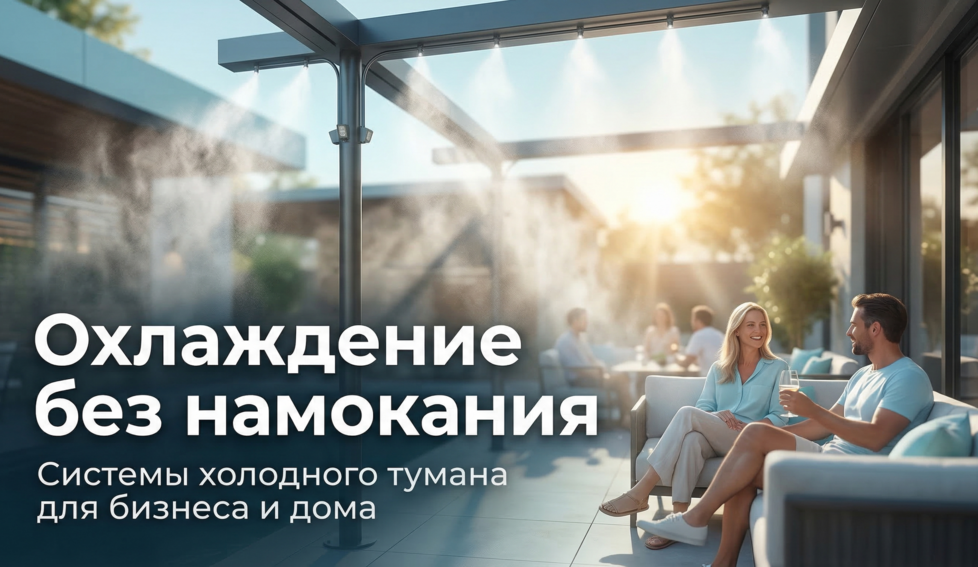 Системы холодного тумана для бизнеса и дома в Крыму