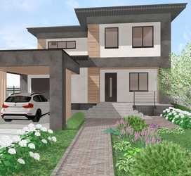 Дизайн проект дома 200м2