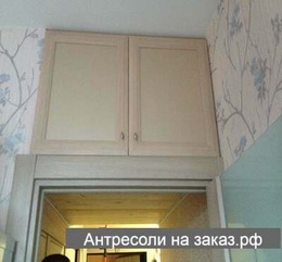 Фотография №31 Антресоль на кухне МДФ рамка (глухая)