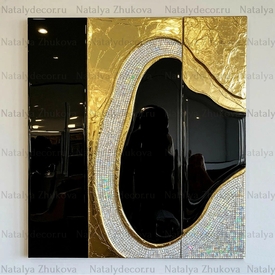Картина из коллекции Натальи Жуковой " Black Gold Pearl "