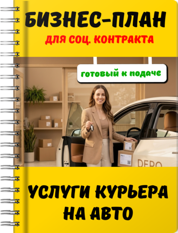 Бизнес-план для социального контракта - Услуги курьера на авто