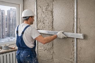 штукатурка в зимнее время года