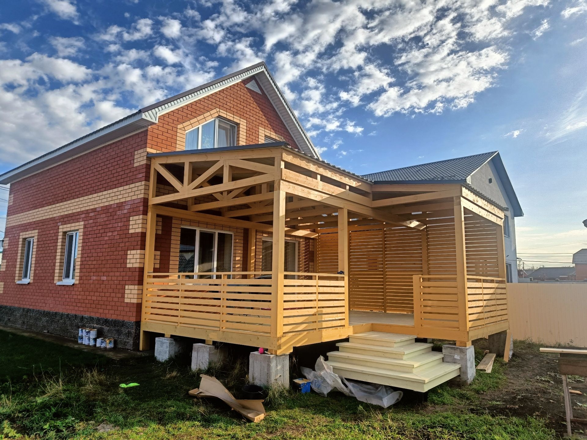 Строительство деревянных террас под ключ в Уфе и Уфимском районе