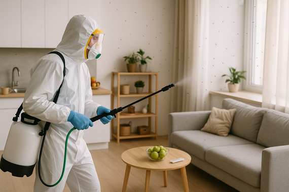 Дезинсекция кухни-гостиной