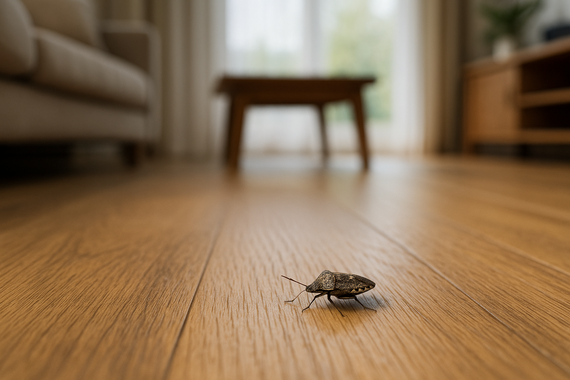 Клоп на полу