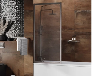 Примеры стеклянной шторки в интерьере