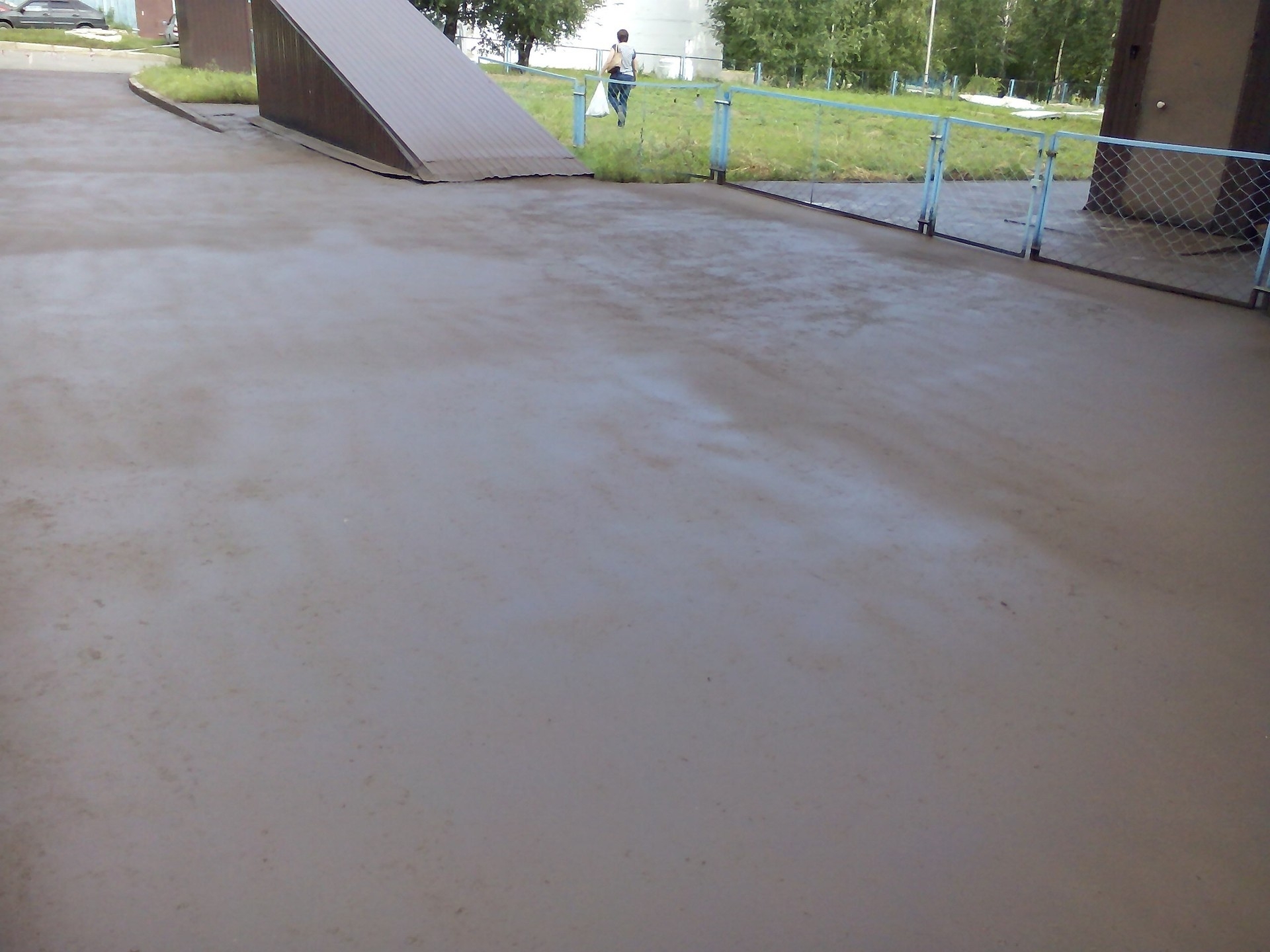 Покрытие декоративное асфальта