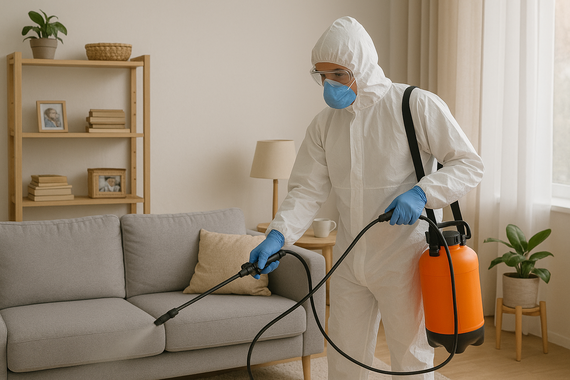 Дезинфекция гостиной