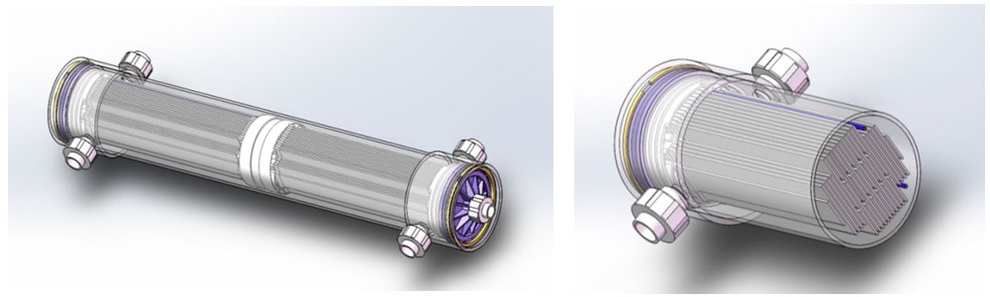 керамические плоские мембраны колонного типа 