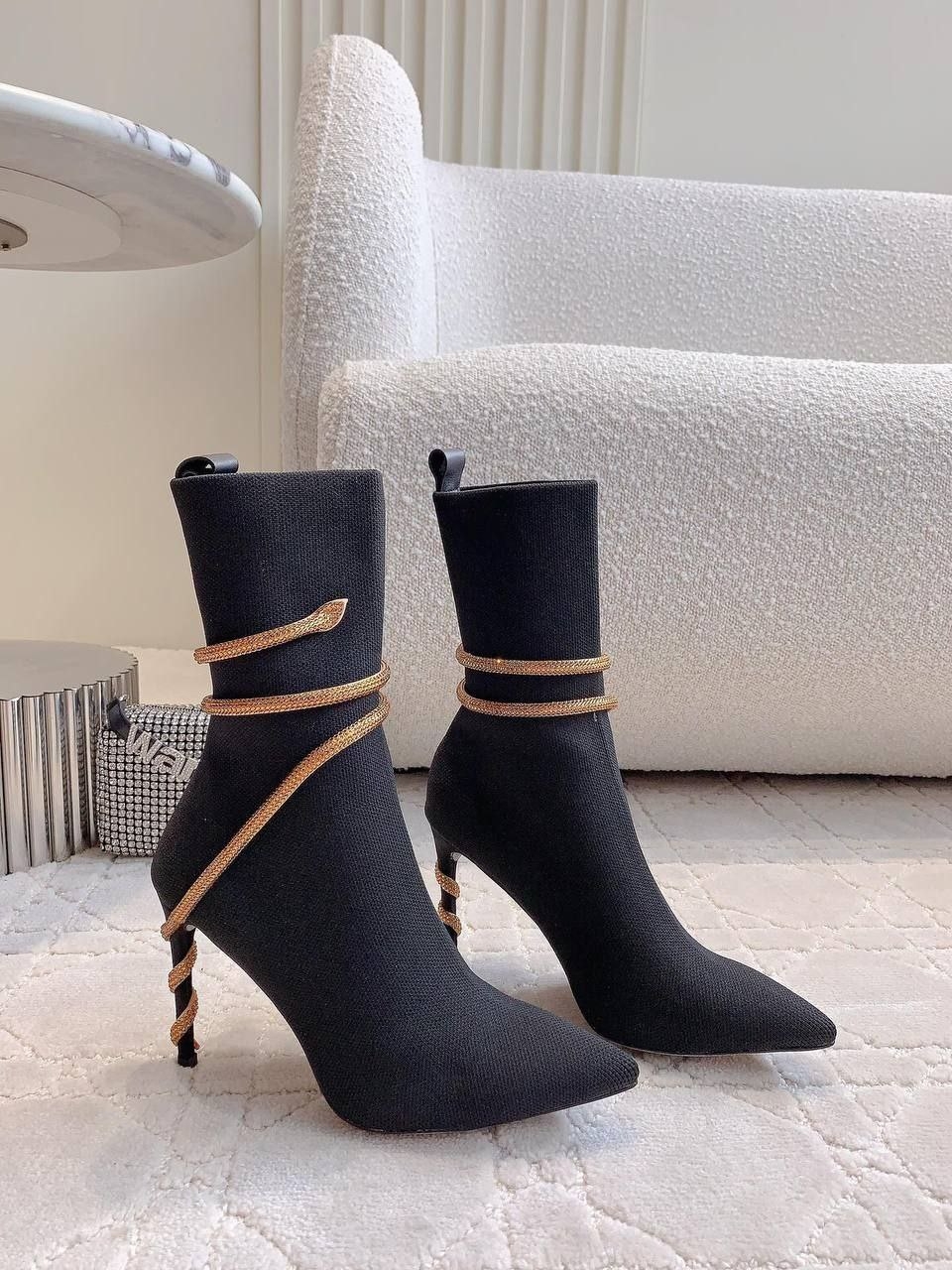 Элегантные ботильоны Rene Caovilla реплика