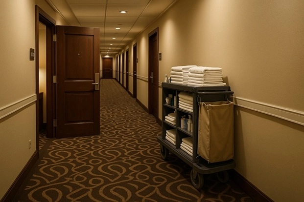 уборка в отеле