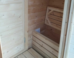 Баня Квадро 3 м в современном дизайне