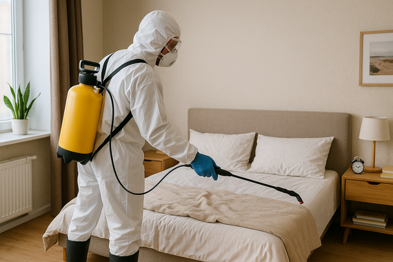 Дезинфекция спальни