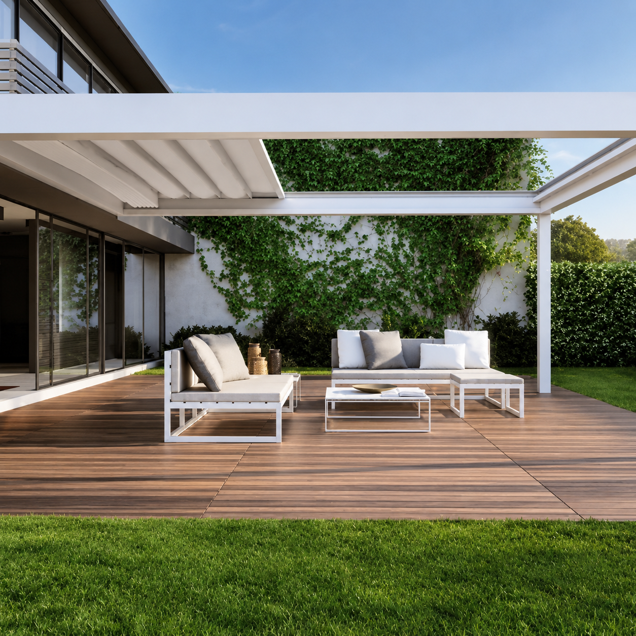 Тентовая пергола для дома и ресторанов 