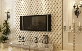 Купить мягкие стеновые панели в гостиную на заказ - МСП 32