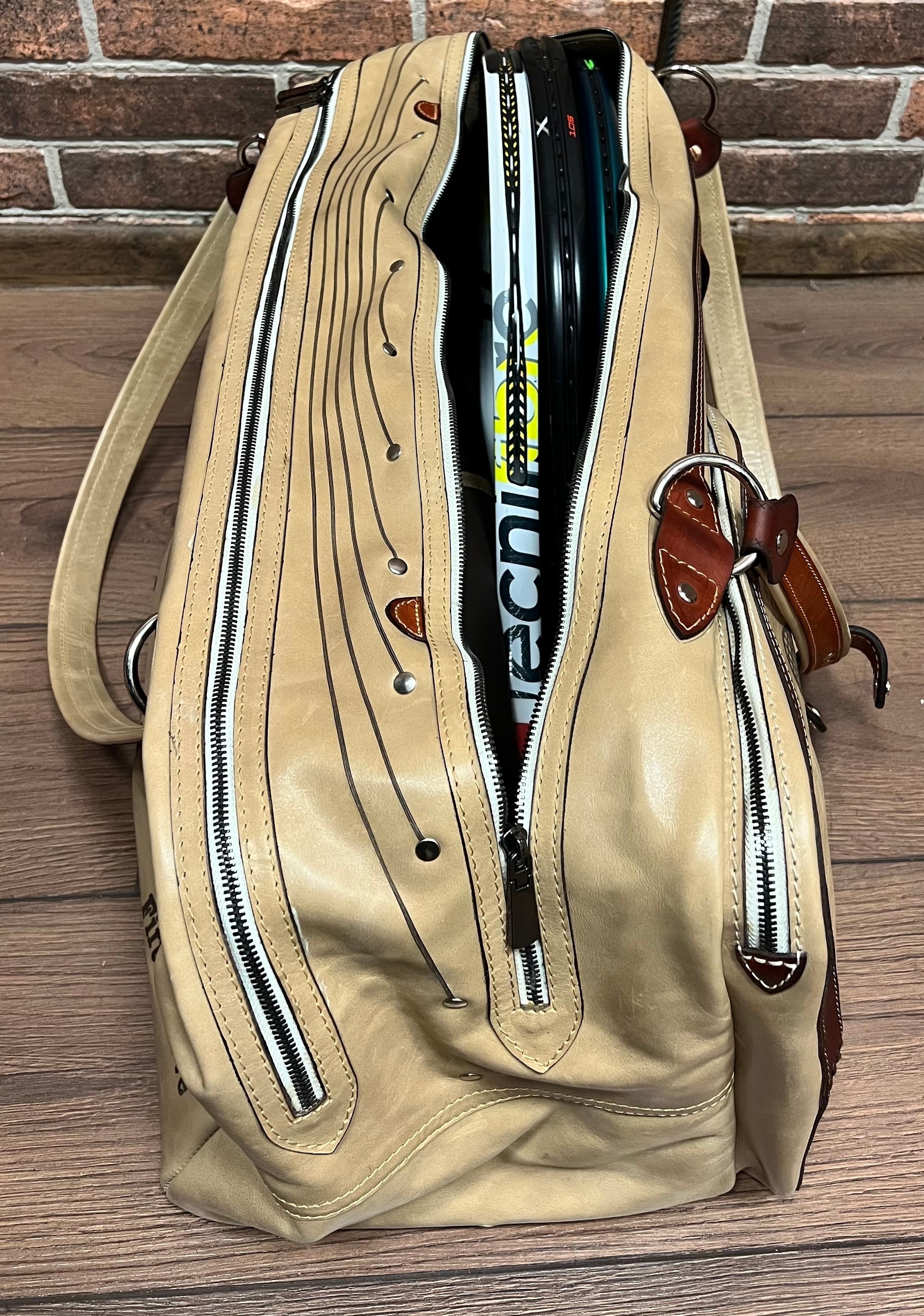 Сумка для большого тенниса ручной работы