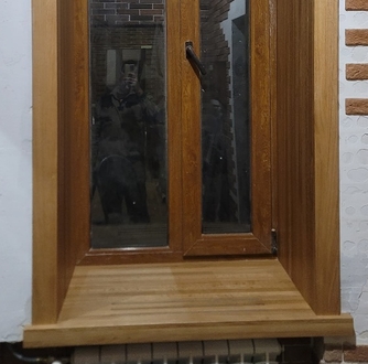 Изготовление деревянных подоконников на кухню в Уфе от компании ЭкоМассивУфа