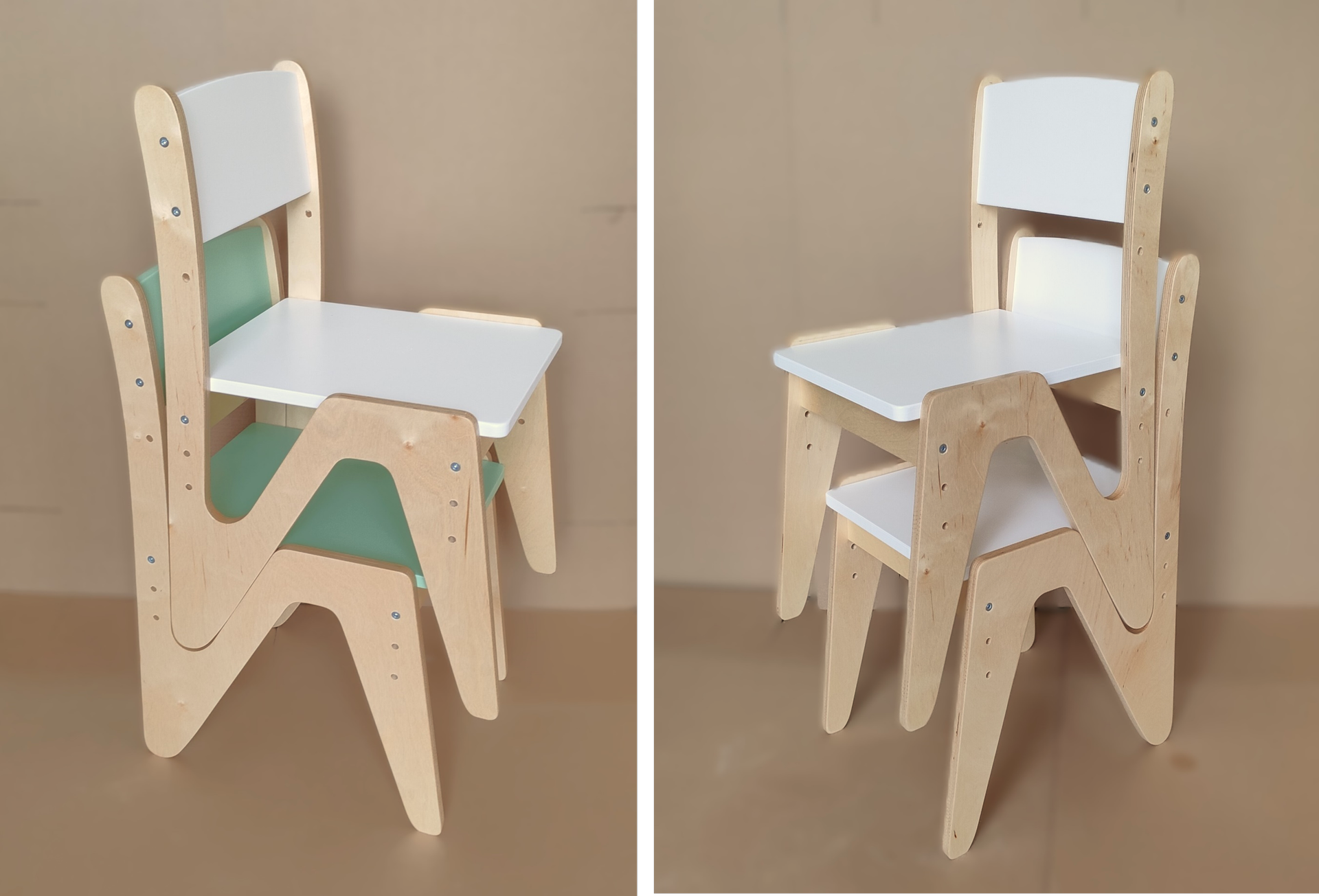 стул Зигзаг штабелируемый регулируемый