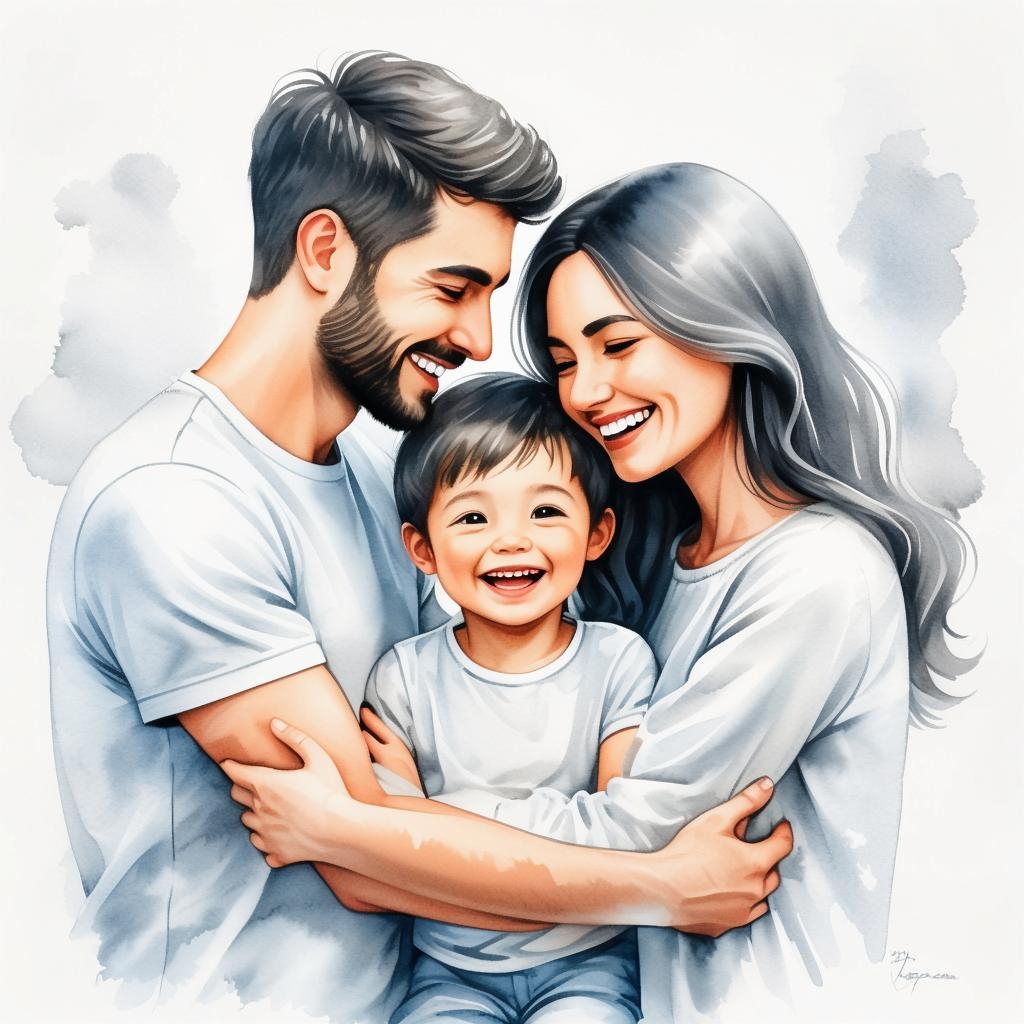 Счастливая семья с мини-сервером SOHOserver