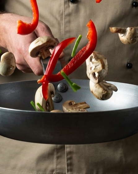 Пабло тестирует сковороду сталь 24 см Cousin Pablo без химии