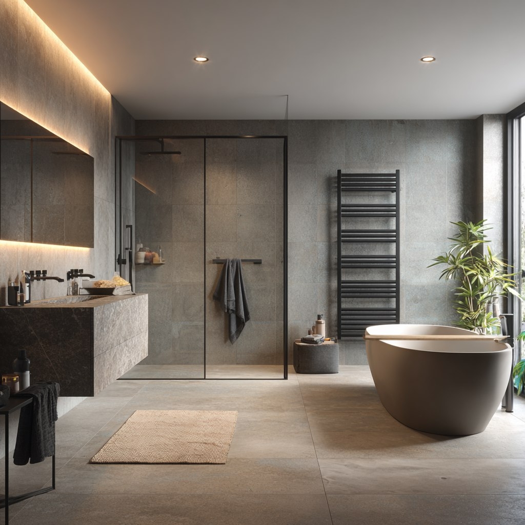 Современный ремонт ванной комнаты, Минск