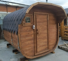 Маленькая баня Квадро 3 метра