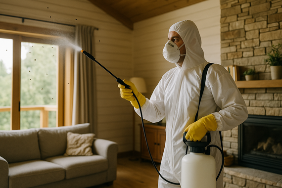Дезинсекция дома внутри