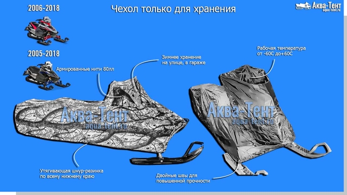 Чехол для снегохода