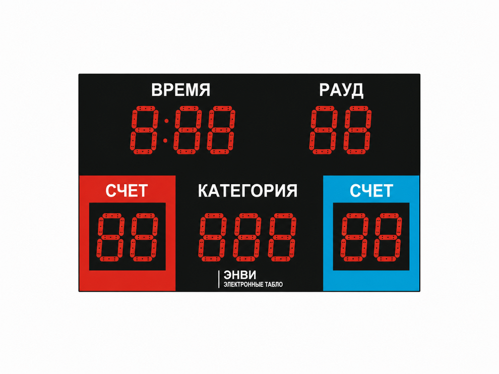 Светодиодное табло для футбола 170х110_4х30_5х21_S16х160