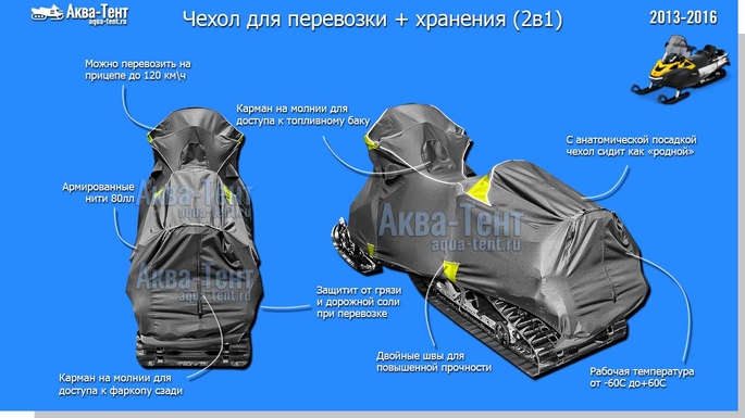 Чехол для снегохода