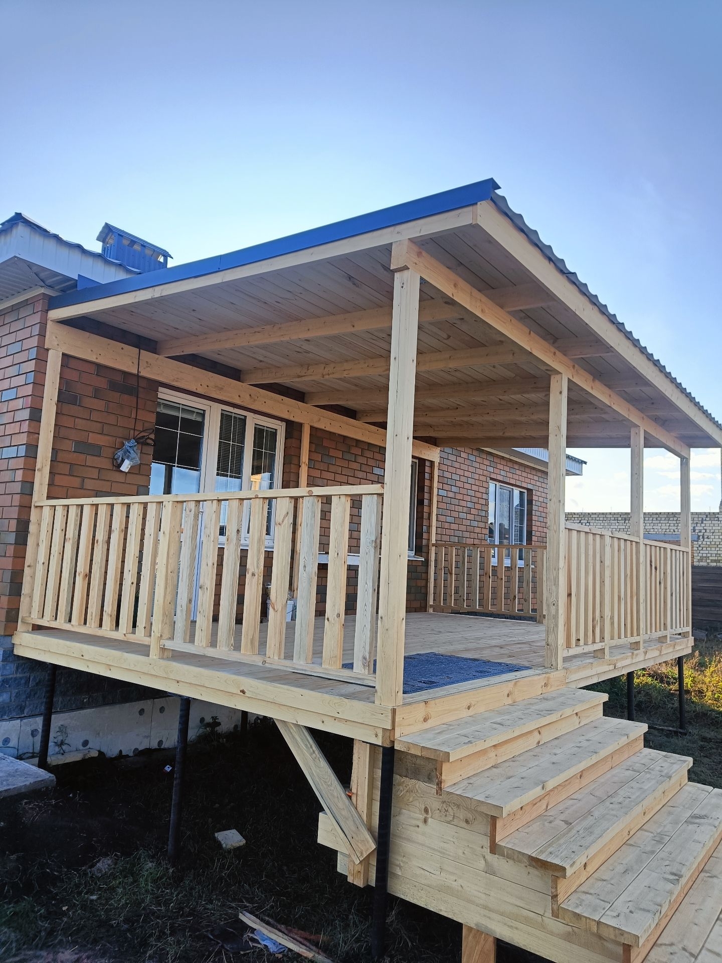 Строительство деревянных террас под ключ в Уфе и Уфимском районе