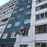 Фасадные работы альпинистами