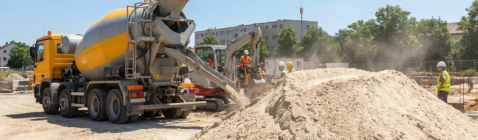 Песок мытый для высокомарочного бетона