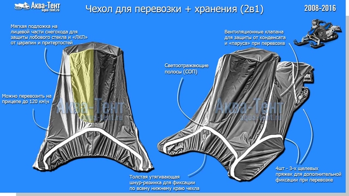 Чехол для снегохода
