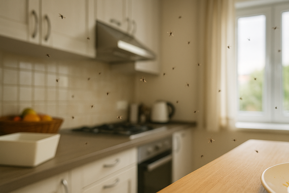 Мошки на кухне