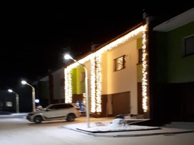 Новогоднее освещение в Ангарске